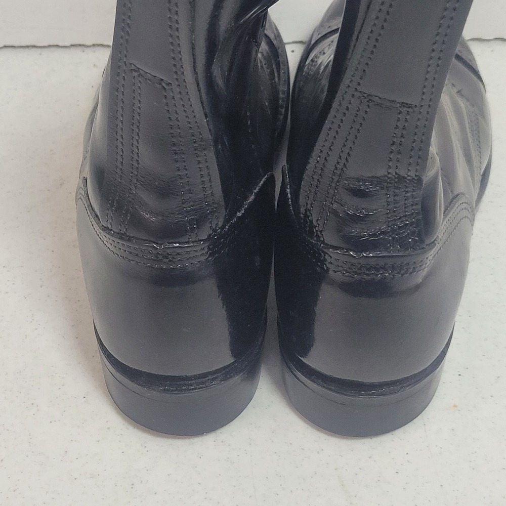 Corcoran 1500 Mens Black Leather Jump Boots Military Paratrooper Cap Toe 7 EE - Picture 4 of 11